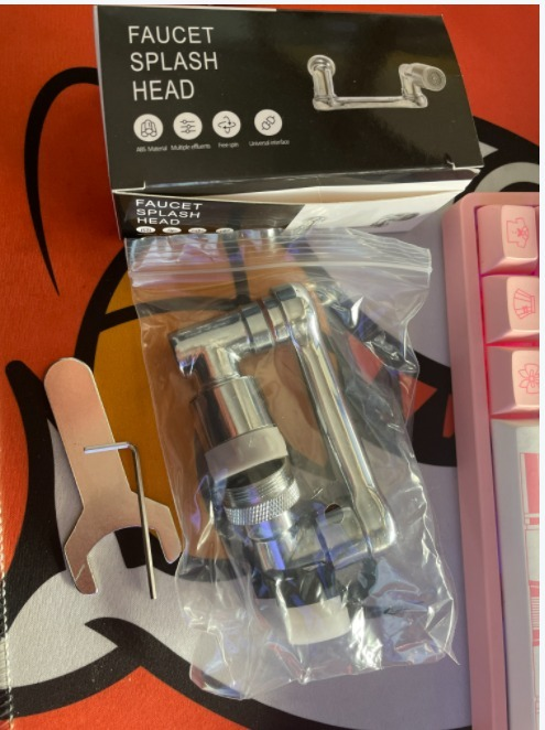 Universal 1080 Schwenkbarer Wasserhahnbelüfter Multifunktions-Wasserhahnverlängerung Universell schwenkbar Spritzwassergeschützte Dusche