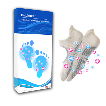 🎉🎉Baicloud™ PulseGrid Turmalin-Ionensocken (zeitlich begrenztes Angebot, hält 30 Minuten) 