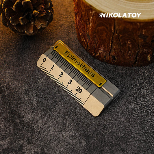 VOXDAR®Titanium alloy Fidgets Ruler